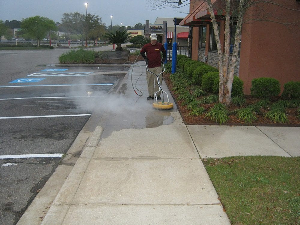 Commercial Sidewalk Pressure Washing
