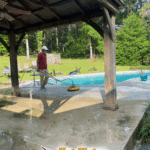 Pool Deck Pressure Washing