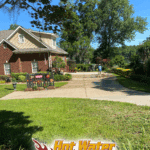 Pressure washing large driveway close to Lake Killarney