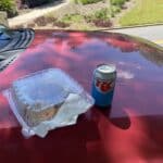 cookies and drink for a tip after pressure washing
