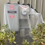 Generator isolation switch covered during pressure washing