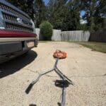 A Whisper Wash Classic Extreme Duty surface cleaner with the stock trigger gun removed for a direct 3/8-inch hose connection.